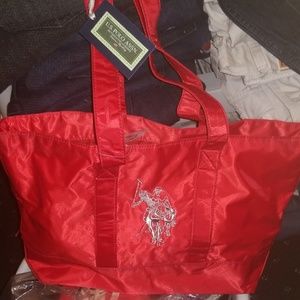 US Polo Association Nylon Tote NWT